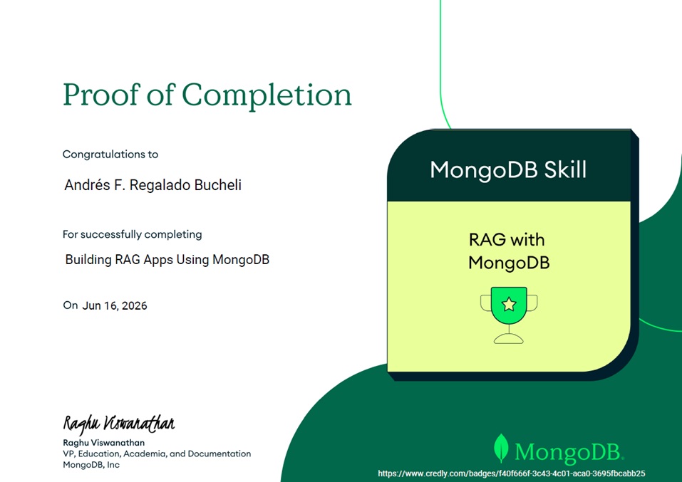 Photo of certificate