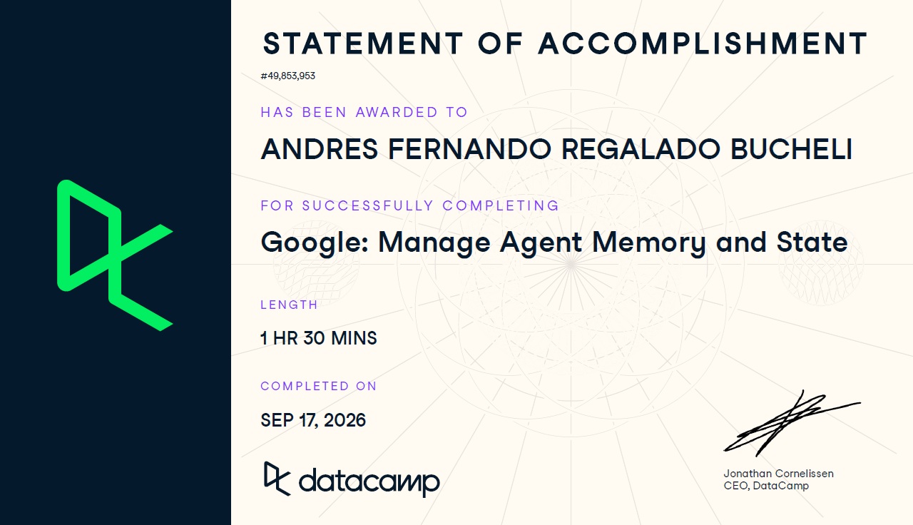 Photo of certificate
