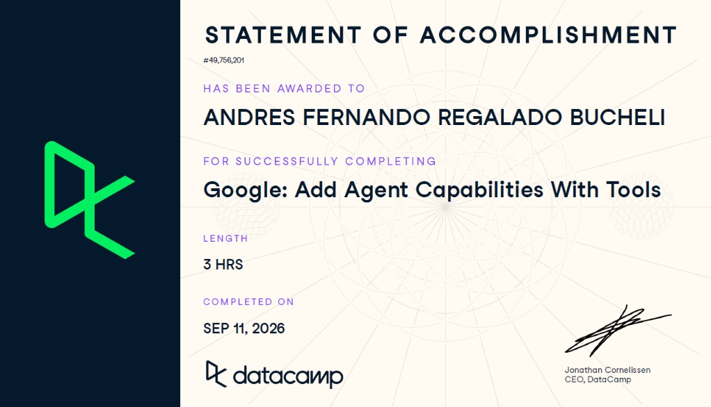 Photo of certificate
