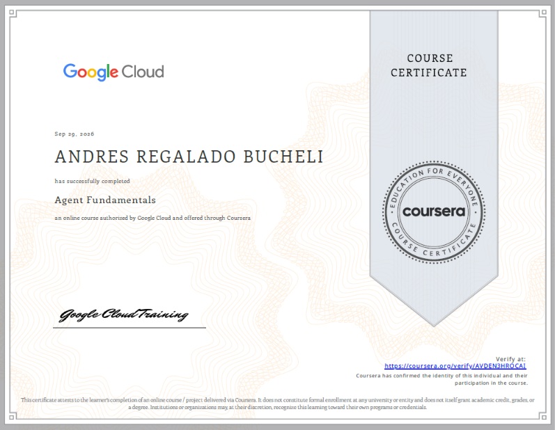 Photo of certificate