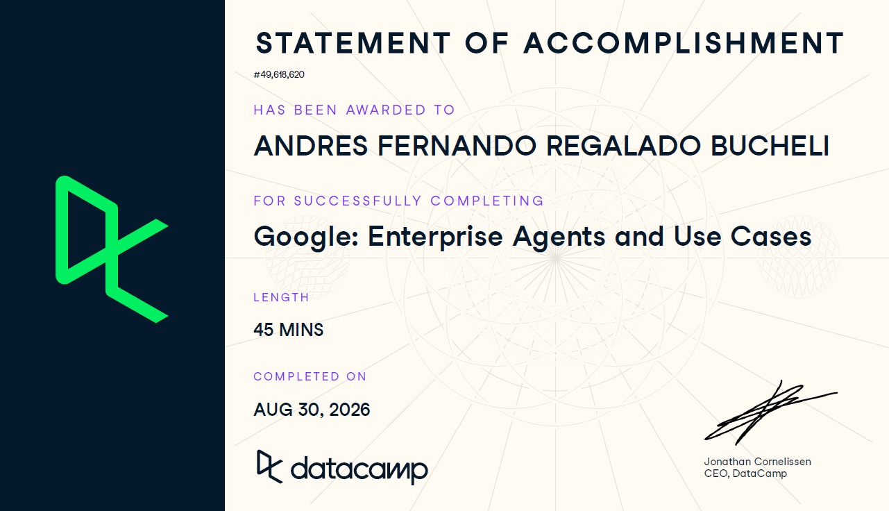 Photo of certificate