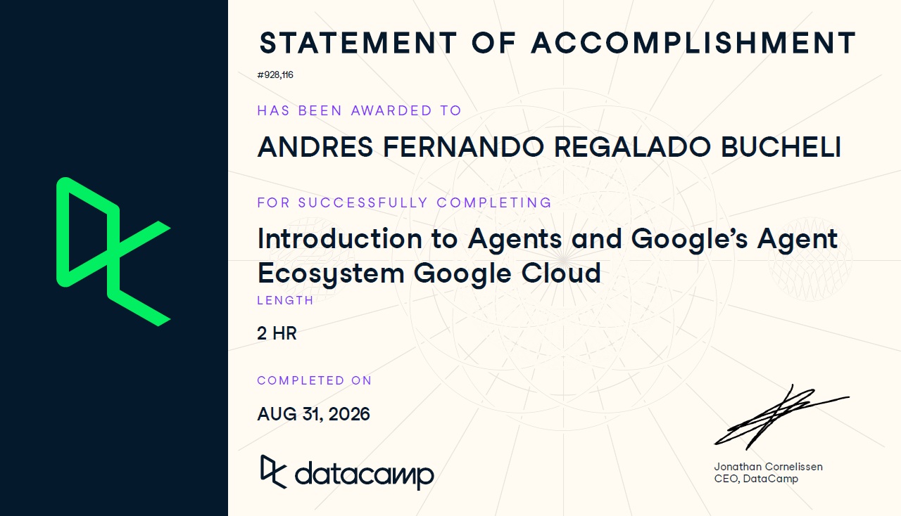 Photo of certificate
