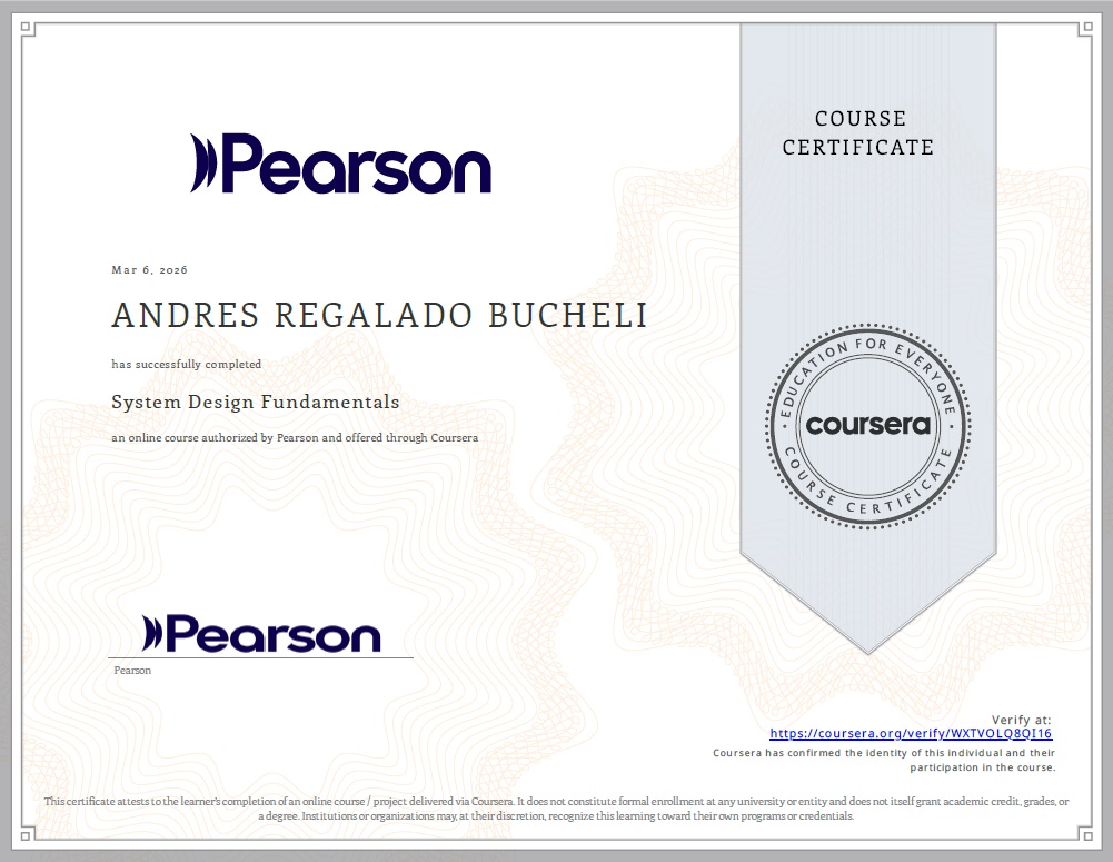 Photo of certificate