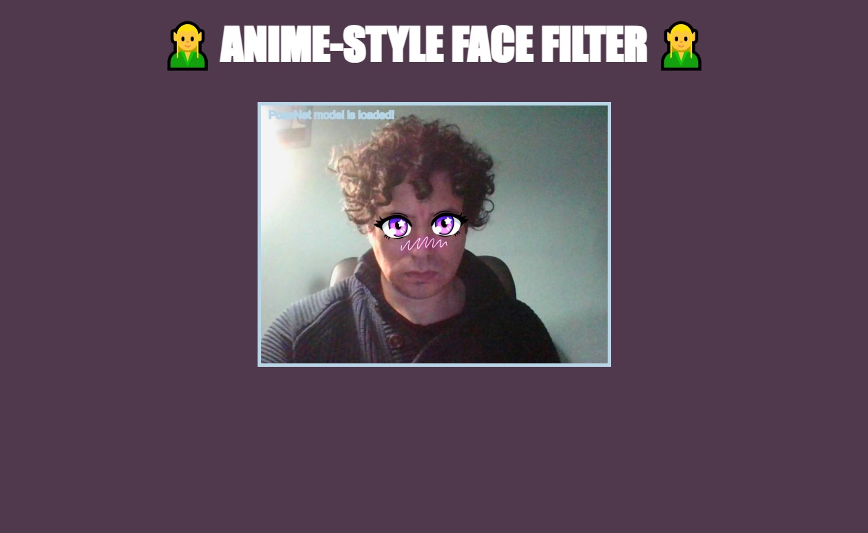 Photo of the Anime Style Face Filter App