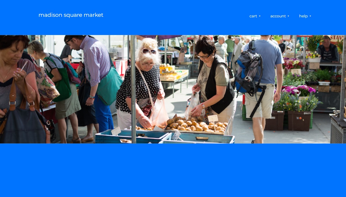 Photo of the Madison Square Market Website
