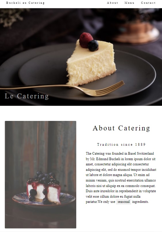 Photo of the Catering Service Template