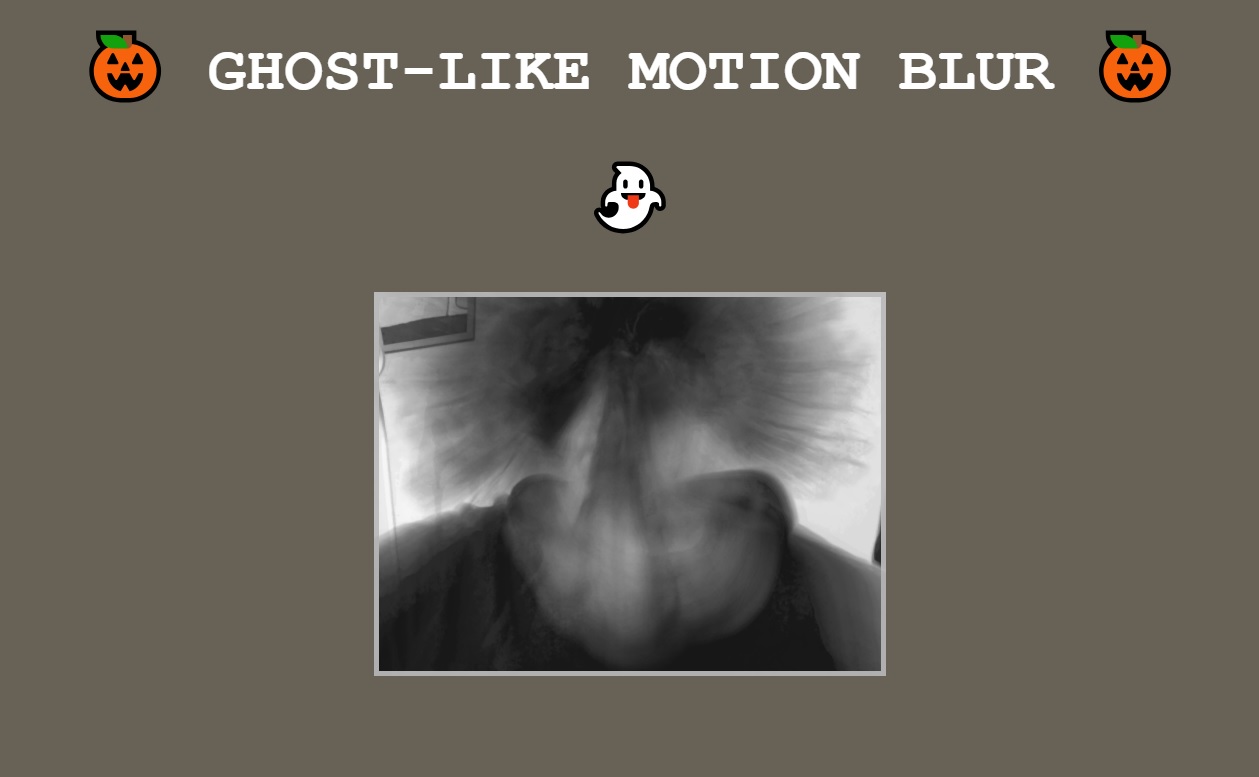 Photo of the Ghost Like Motion Blur Effect