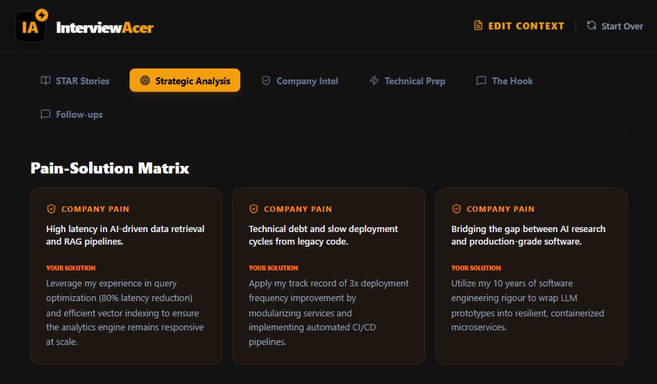 Photo of the  AI Interview Coach – Intelligent Job Preparation Assistant with Google Gemini App