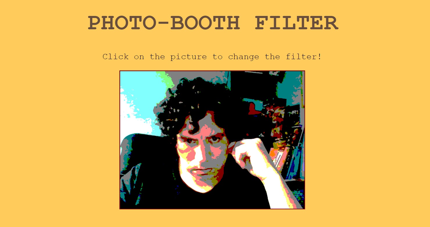 Photo of the Photo Booth Filter App
