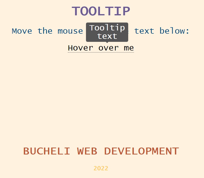Photo of the Tooltip 2