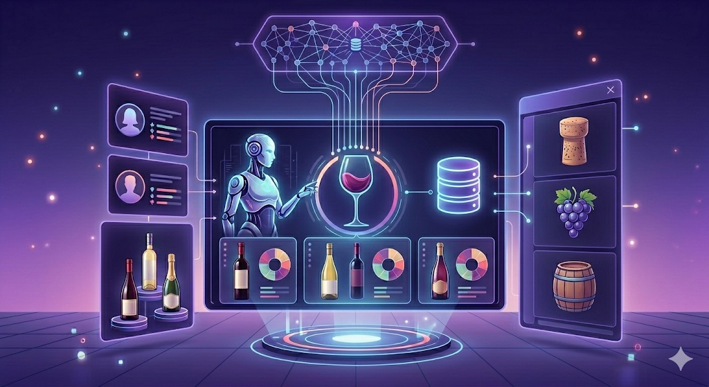 Photo of the Wine Recommendation RAG System App